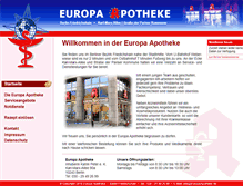 Tablet Screenshot of europaapotheke.de